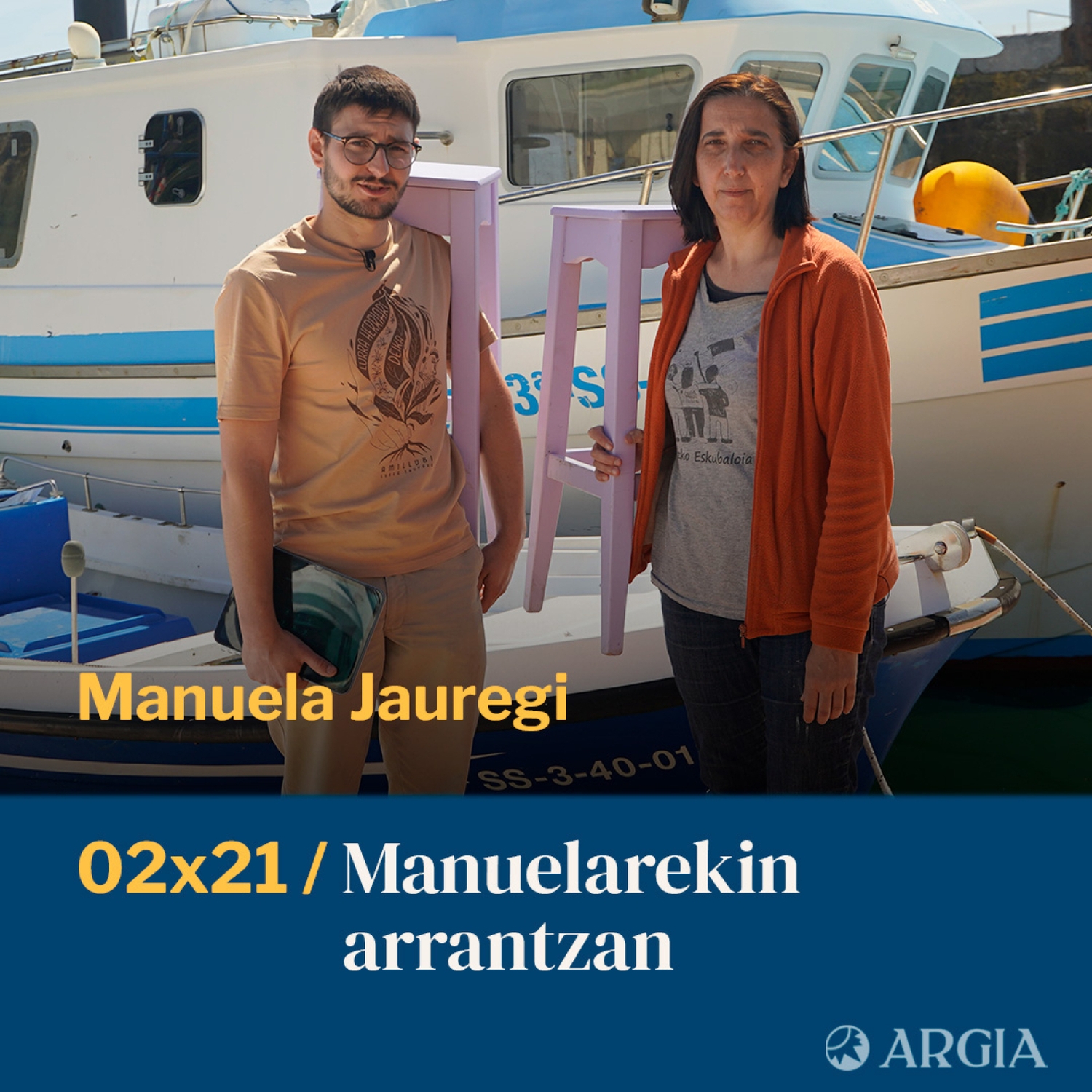 Egonarria 2x21: Manuelarekin arrantzan | Manuela Jauregi
